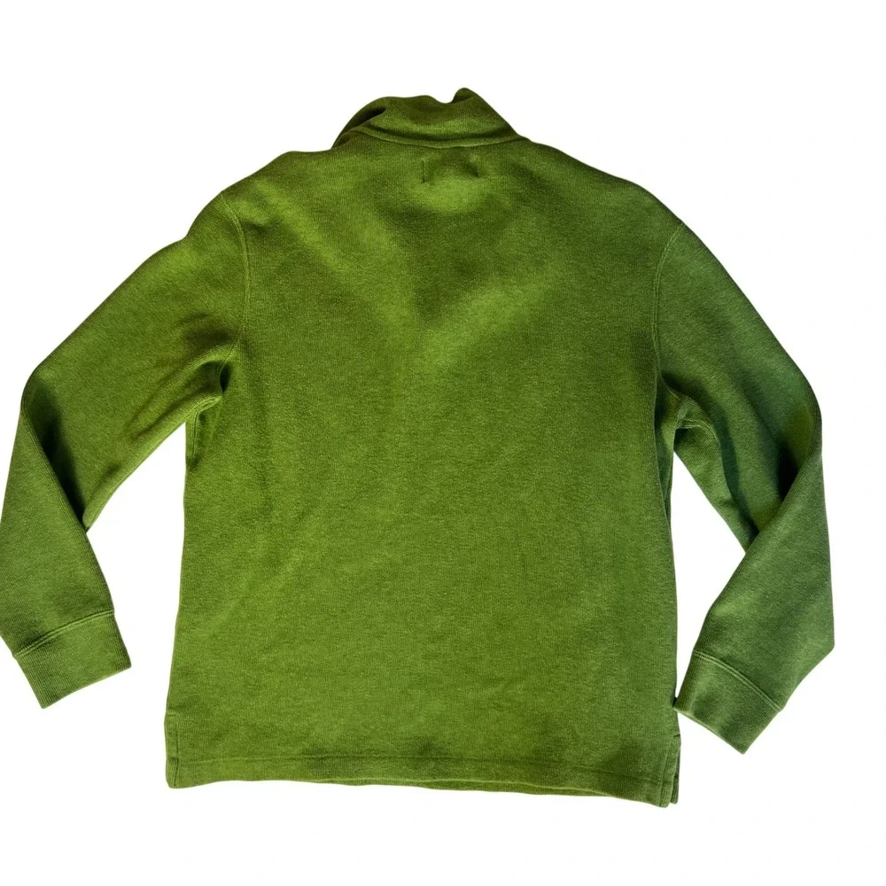 Polo Ralph Lauren Preppy Old‎ Money Cotton Pullover Sweater Green Medium